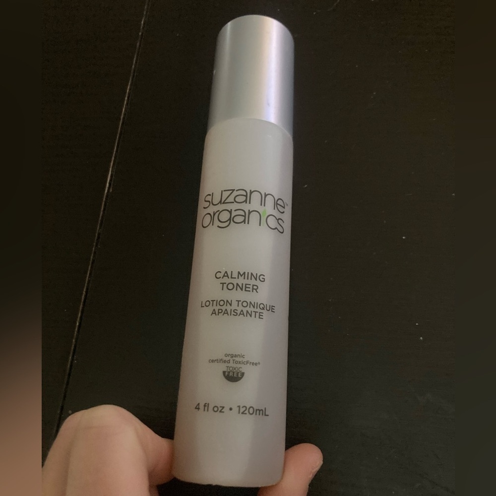 Suzanne Organics Calming Toner. Organic certified.Toxic free. 4 fl oz size